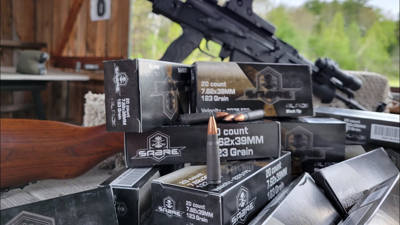 Американские патроны 7,62x39! Полное тестирование Sabre Black Tip по мясу, металлу, точности, хро...