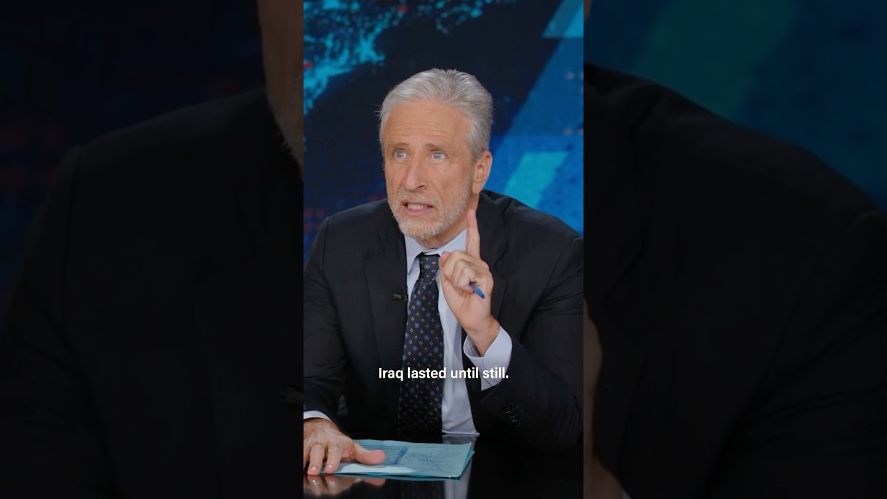 Trump went old-school Iraq war with his Venezuela tactics, so Jon is going old-school Daily Show too