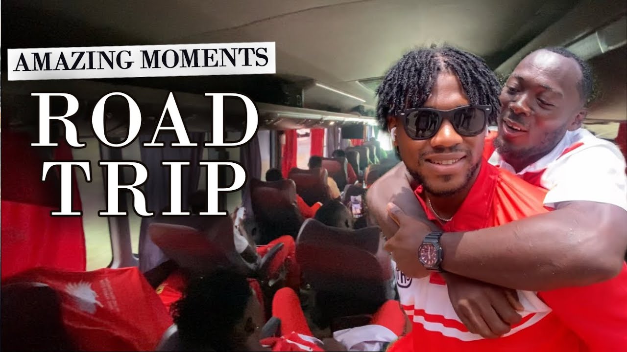 Enjoy Our 9 Hours Road Trip To Anyinase—Beautiful Moment with Medeama, Fans Vibe, Inside The Bus etc