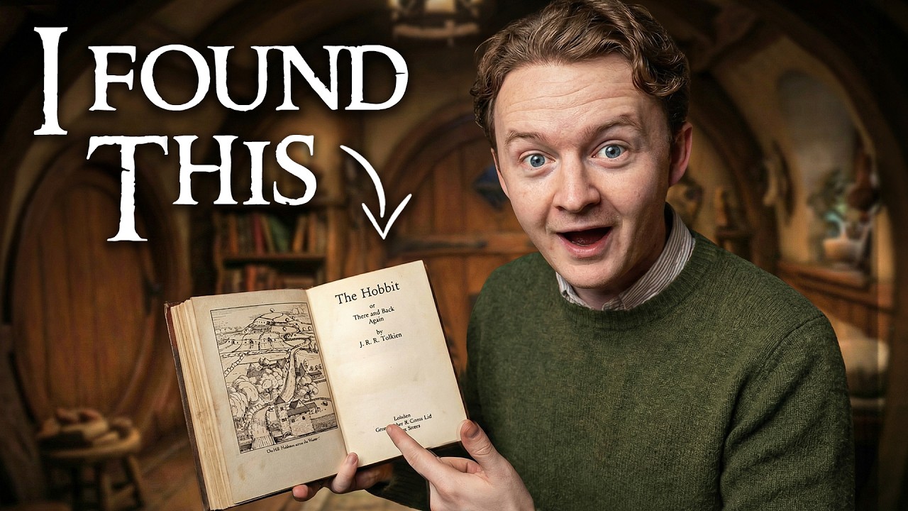 I Stayed in a Real Life Hobbit Shire (RARE Book Inside!)