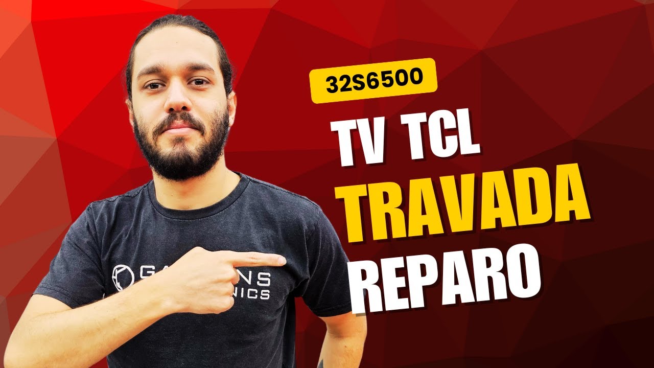 TV TCL travada na logo, não atualiza | Reparo memória EMMC | Passo a passo completo 32S6500