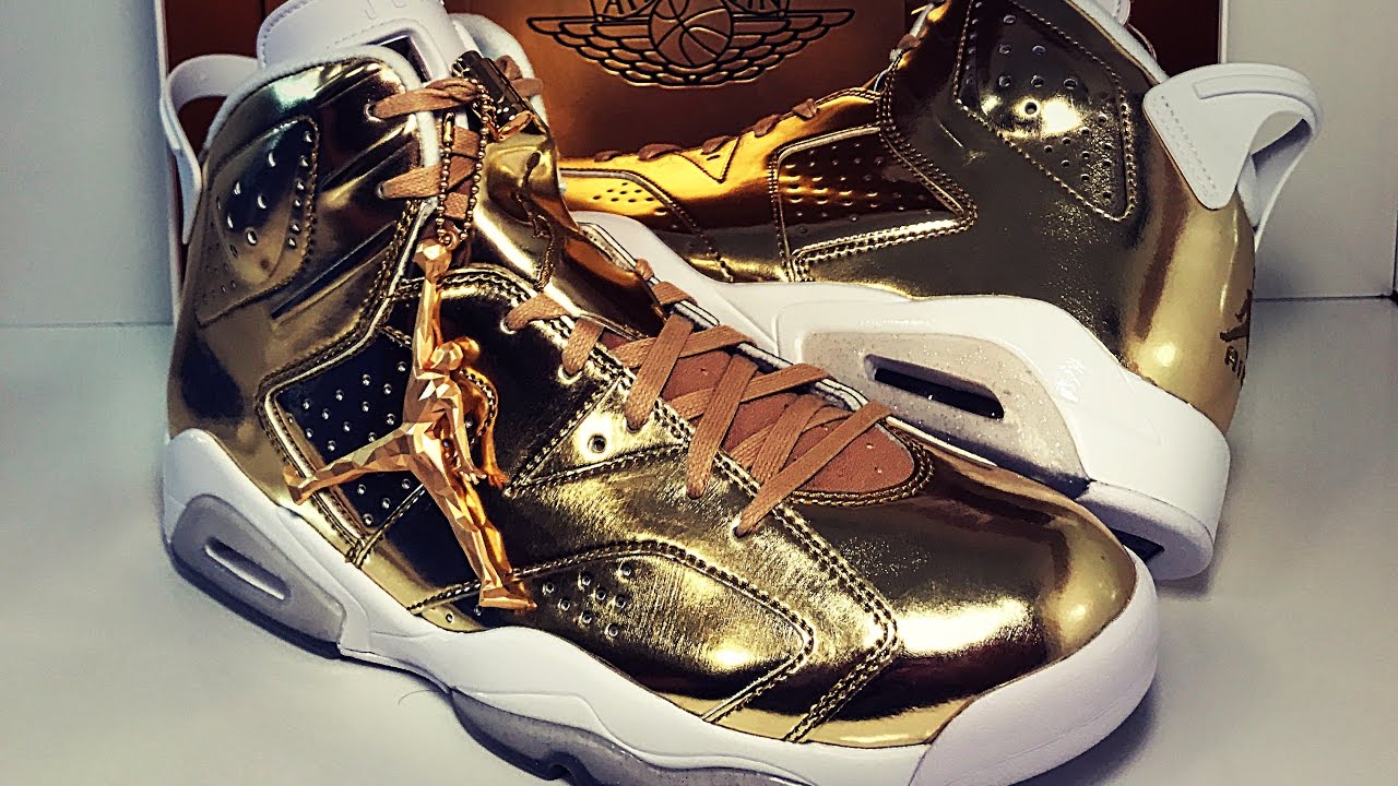 Jordan Retro 6 'Pinnacle' Gold Review and Unboxing Real Vs Fake Review