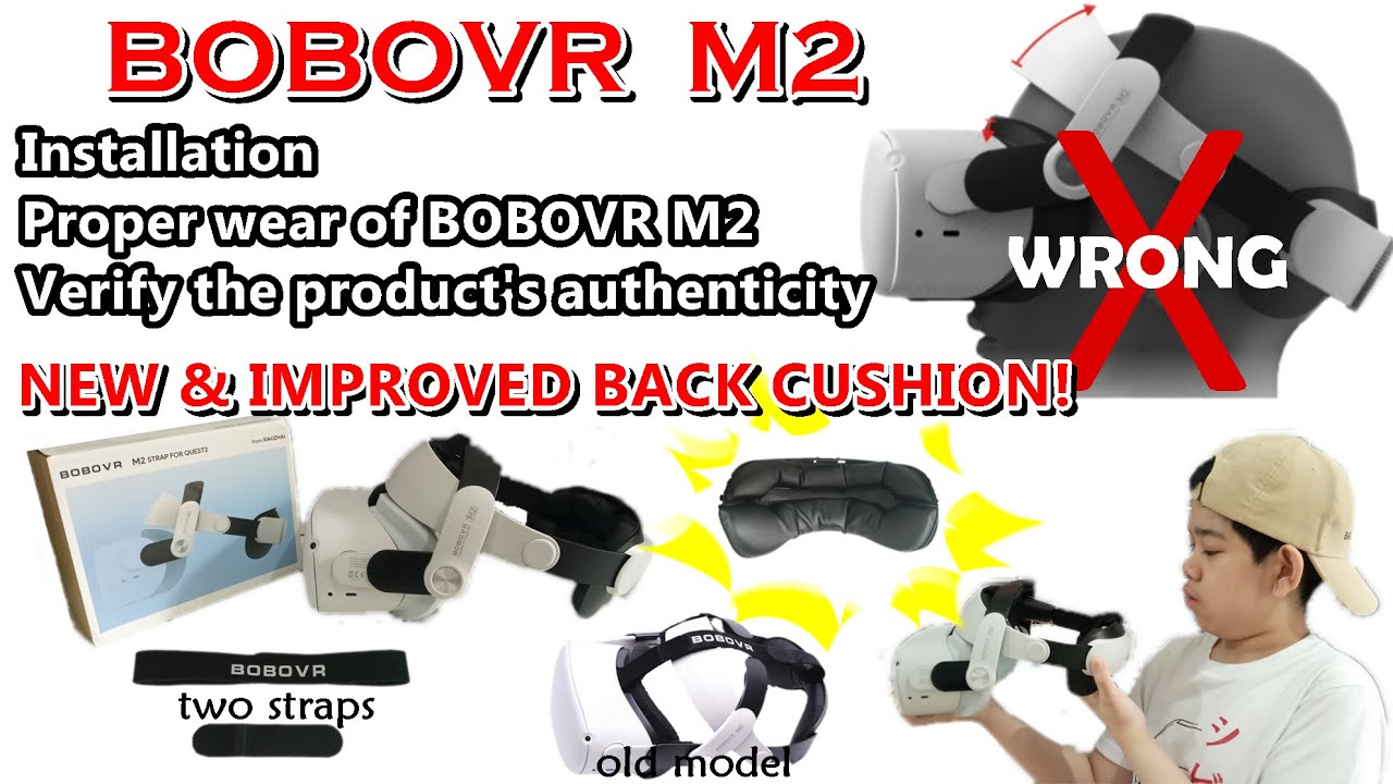 BOBOVR M2 | New & Improved Cushion | Meta Quest 2 | Philippines | Ninjandre