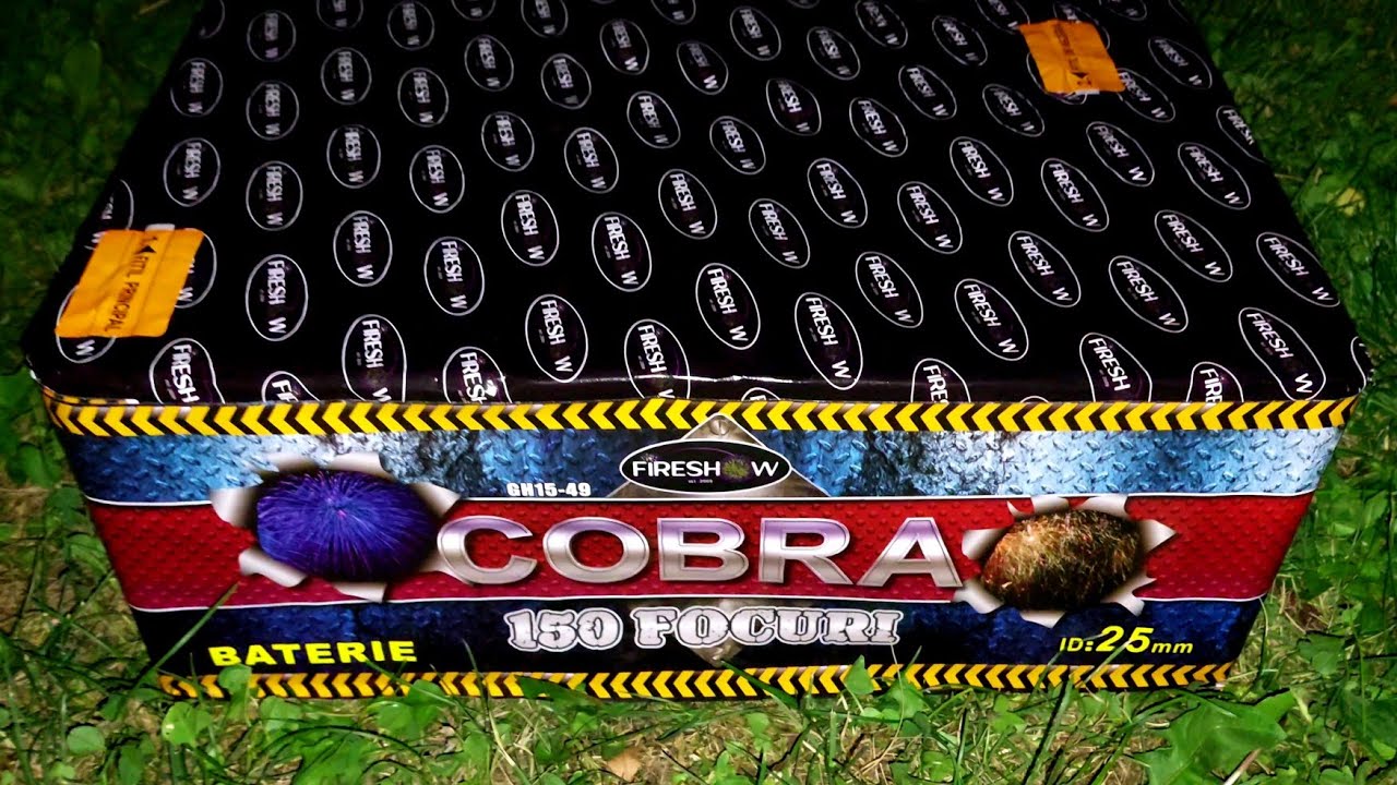 Baterie COBRA 150 Focuri 25mm - Fireshow / GH15-49  Super Baterie 🤩 #fireworks 🎆🧨