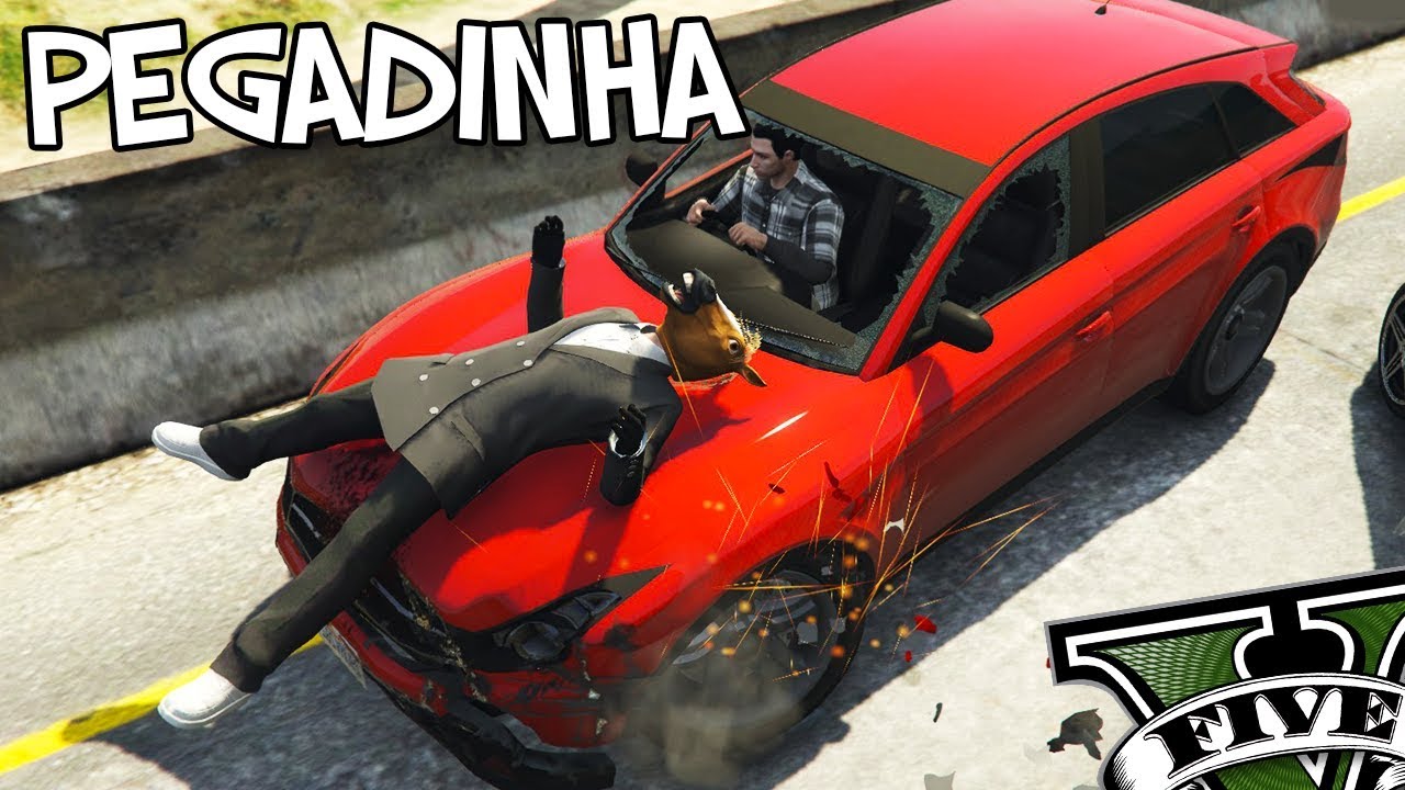 GTA V PEGADINHA - DISFAR&Ccedil;ANDO DE NPC PARA TROLLAR PLAYERS