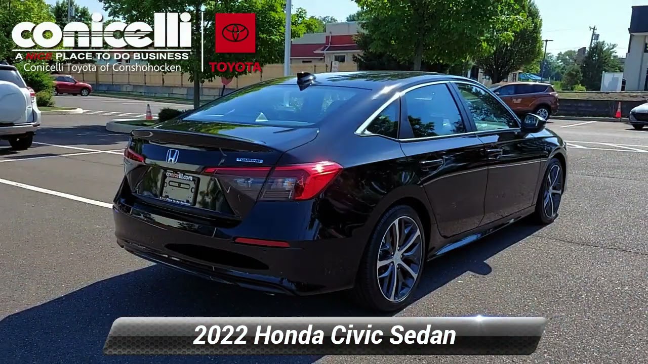 Used 2022 Honda Civic Sedan Touring, Conshohocken, PA T212177A