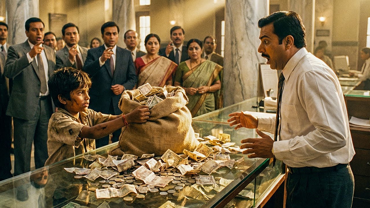 भिखारी बच्चा बोरा भरकर पैसे लाया बैंक - सच्चाई जानकर रो पड़ेंगे आप | Emotional Story