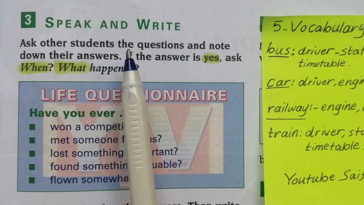 Sunrise 8 SB Unit 6 Lesson 2 ئینگلیزی پۆلی هەشتەم