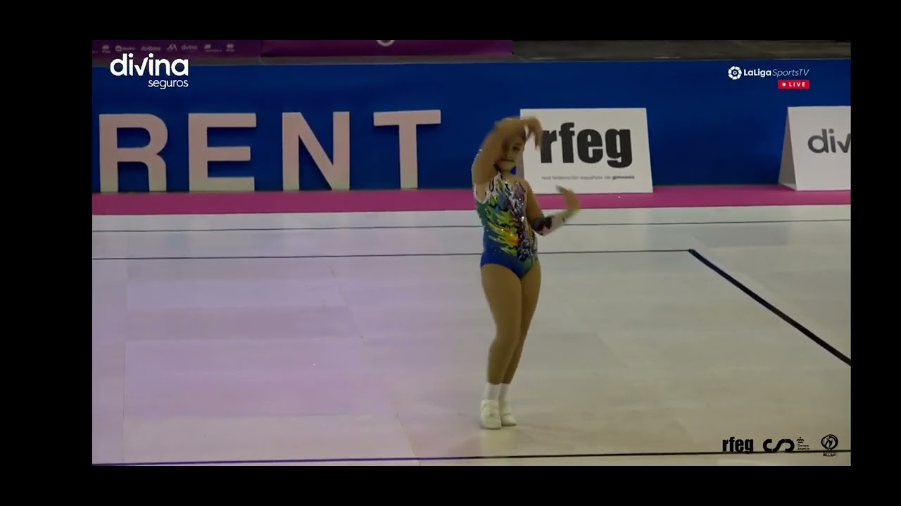 Campeonato de España 2022.Gimnasia Aerobica Nivel 1 Melinda Melero. Club Taekwondo Xativa