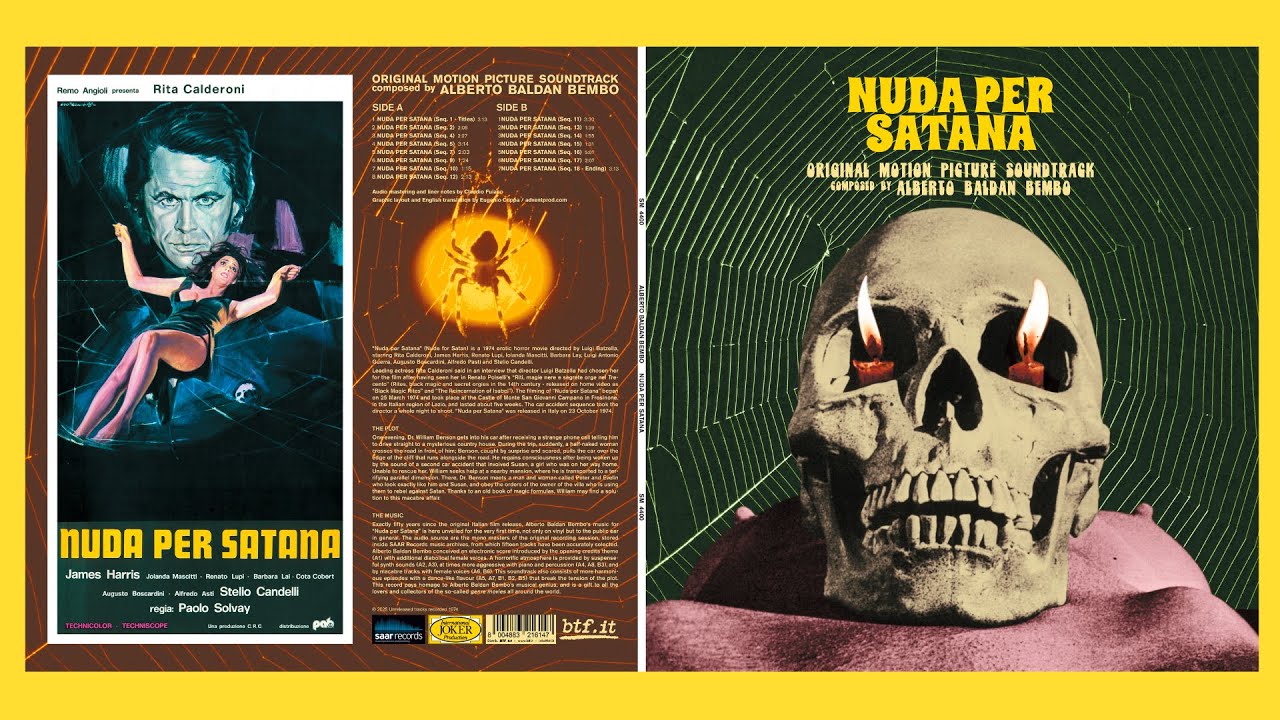 ALBERTO BALDAN BEMBO: Nuda per Satana | Original Motion Picture Soundtrack | RSD 2025
