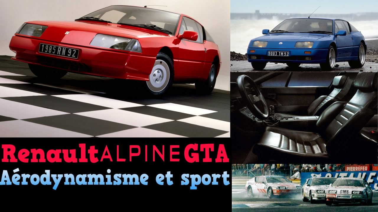 Renault Alpine GTA aérodynamisme et sport