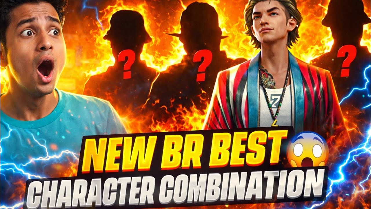 After Ob52 update Best Br Rank Charcter combinations 😍🔥| New Best Br Character combination |