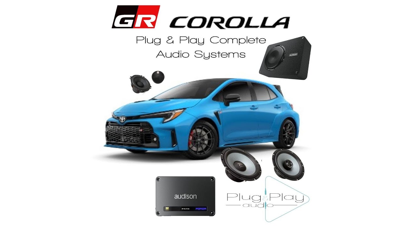 GR Corolla Plug & Play Audio kit unboxing