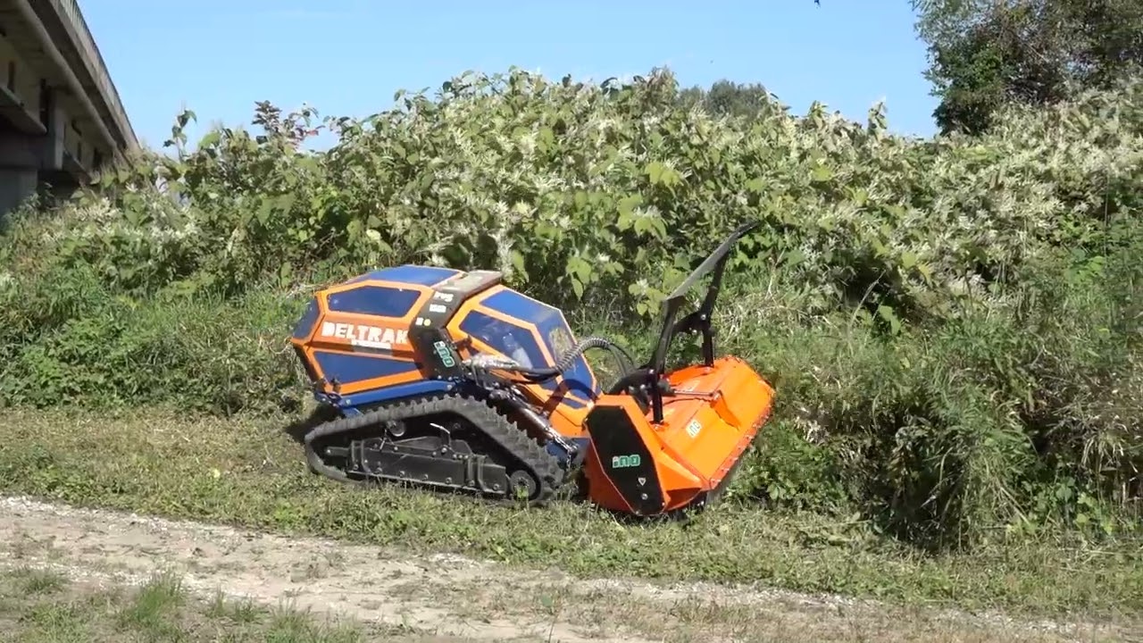 INO ROBO MULCH and INO ROBO FOREST with IRUS DELTRAK 50 61