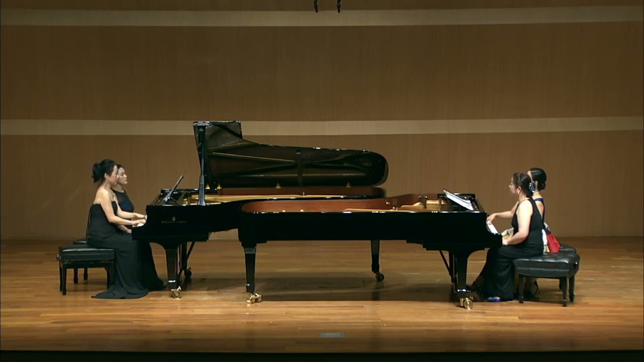 Liszt Hungarian Rhapsody No. 2 for 8 hands on 2 pianos