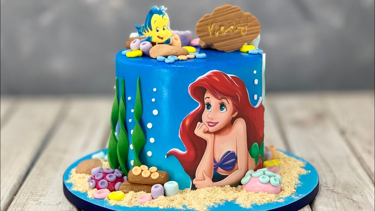 Little Mermaid Cake | Ariel Mermaid Cake