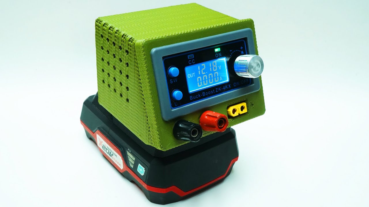 How To Build Portable Power Supply using 20V Drill Battery!