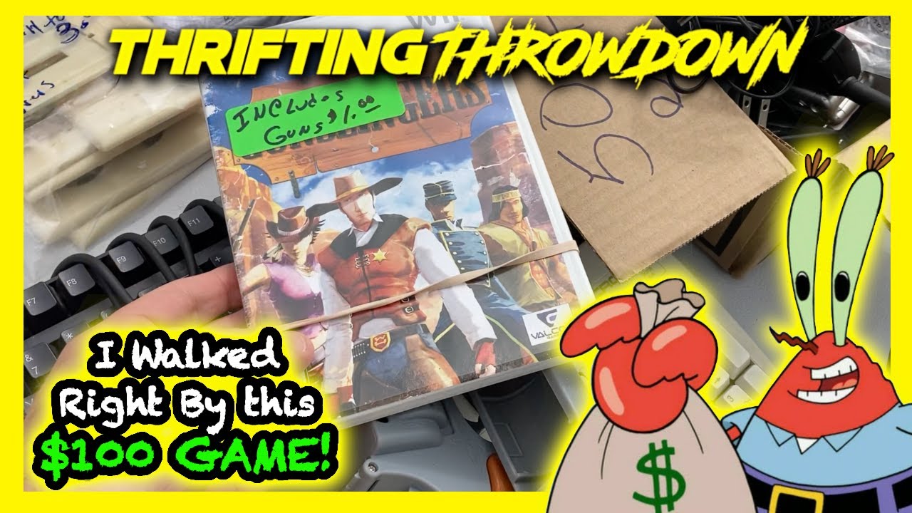 $100 Gaming Find on My 1st Gaming Thrift Hunt || Video Game Hunting