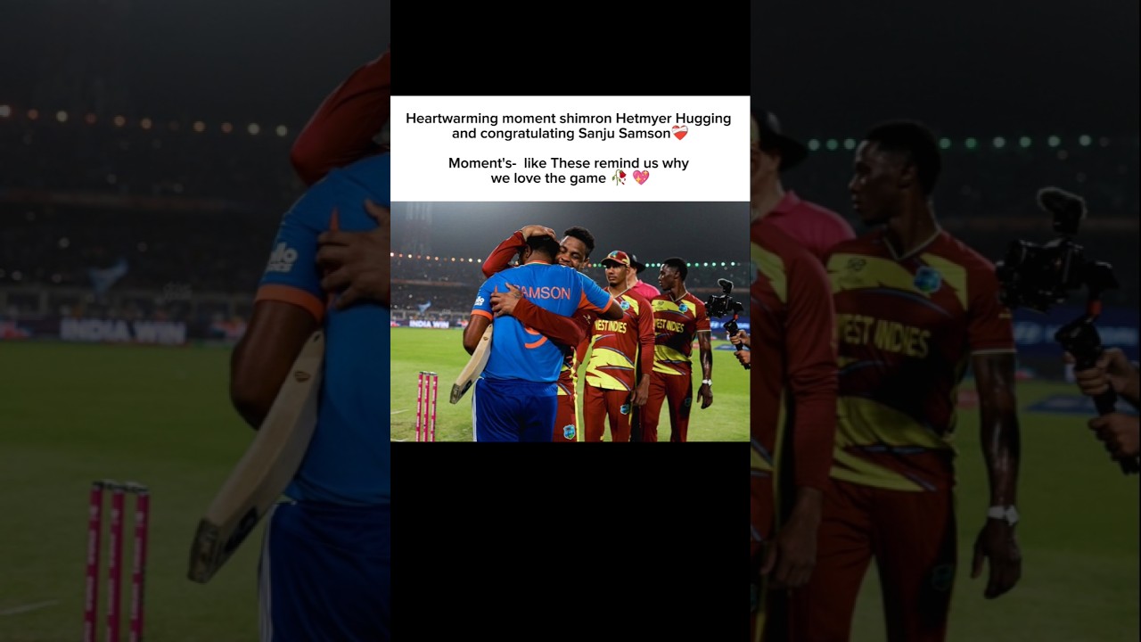 Sanju Samson 🤍 Shimron Hetmyer Hug Moment After Team India 🇮🇳 Win | Why We Love 🏏 #sanjusamson