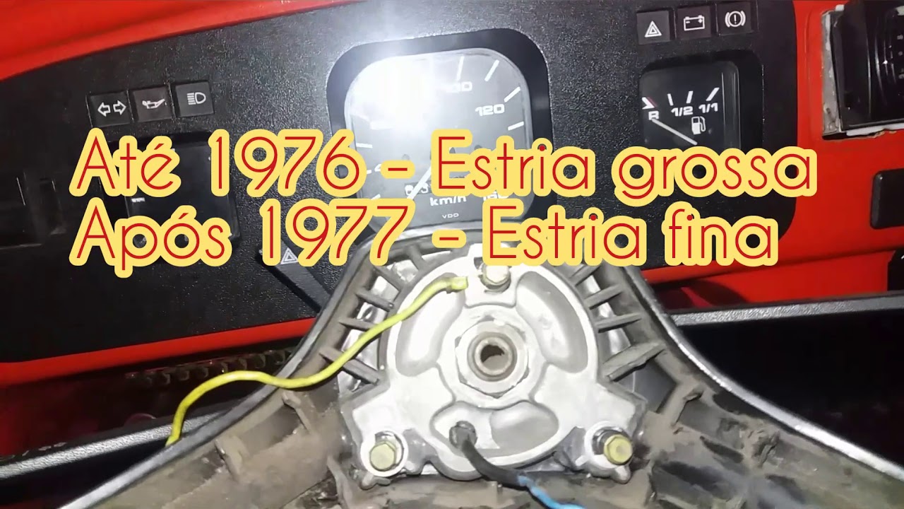 TROCANDO O VOLANTE DO FUSCA 73