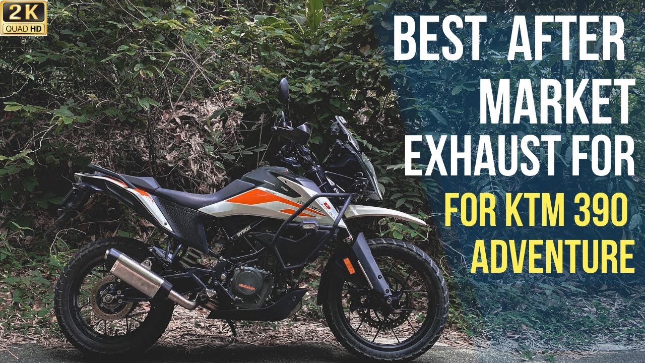 Installed a Performance Exhaust on my KTM 390 Adventure | What a sound 😨