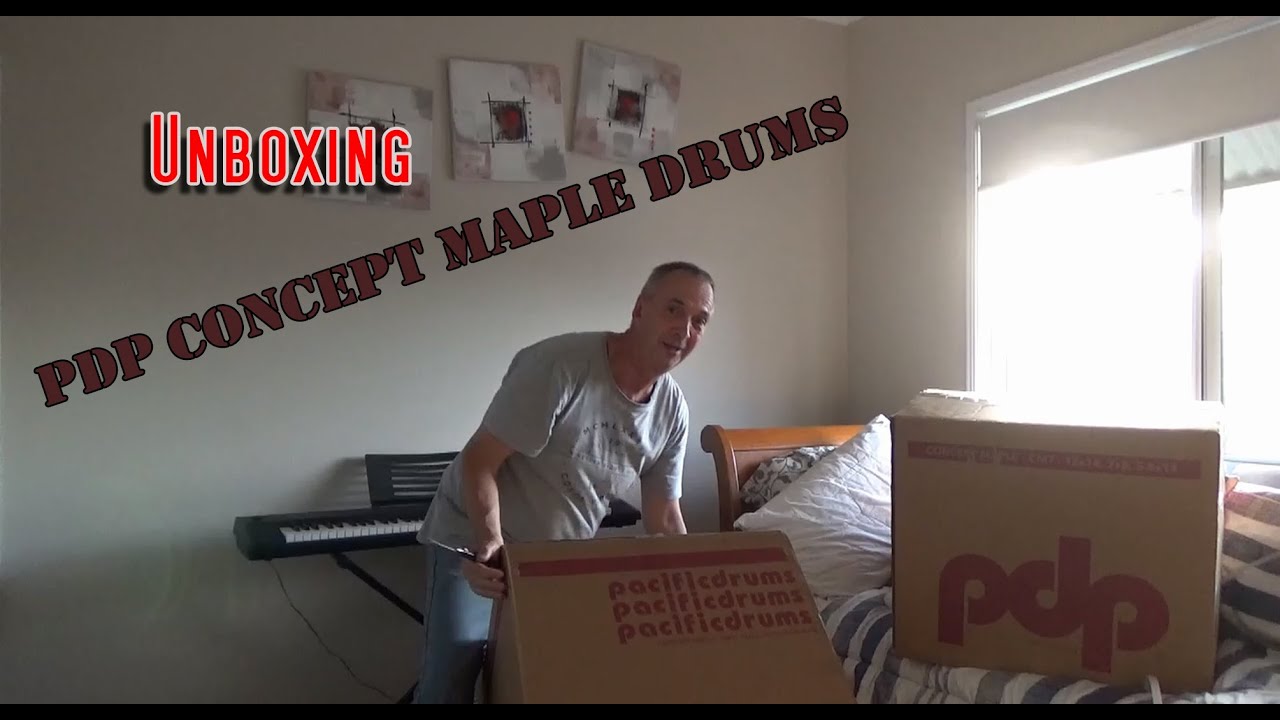 Unboxing the PDP Concept Maple drum kit shell pack