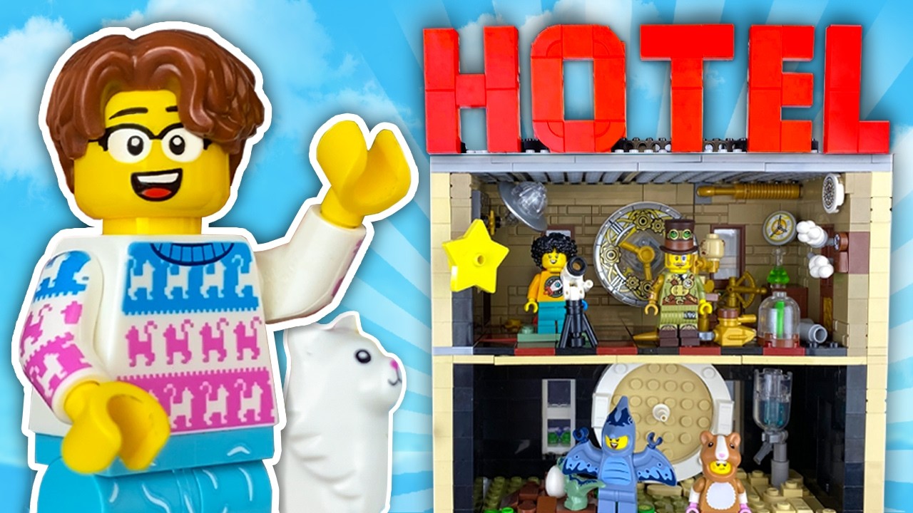 ZBUDOWAŁEM HOTEL DLA MINIFIGUREK LEGO