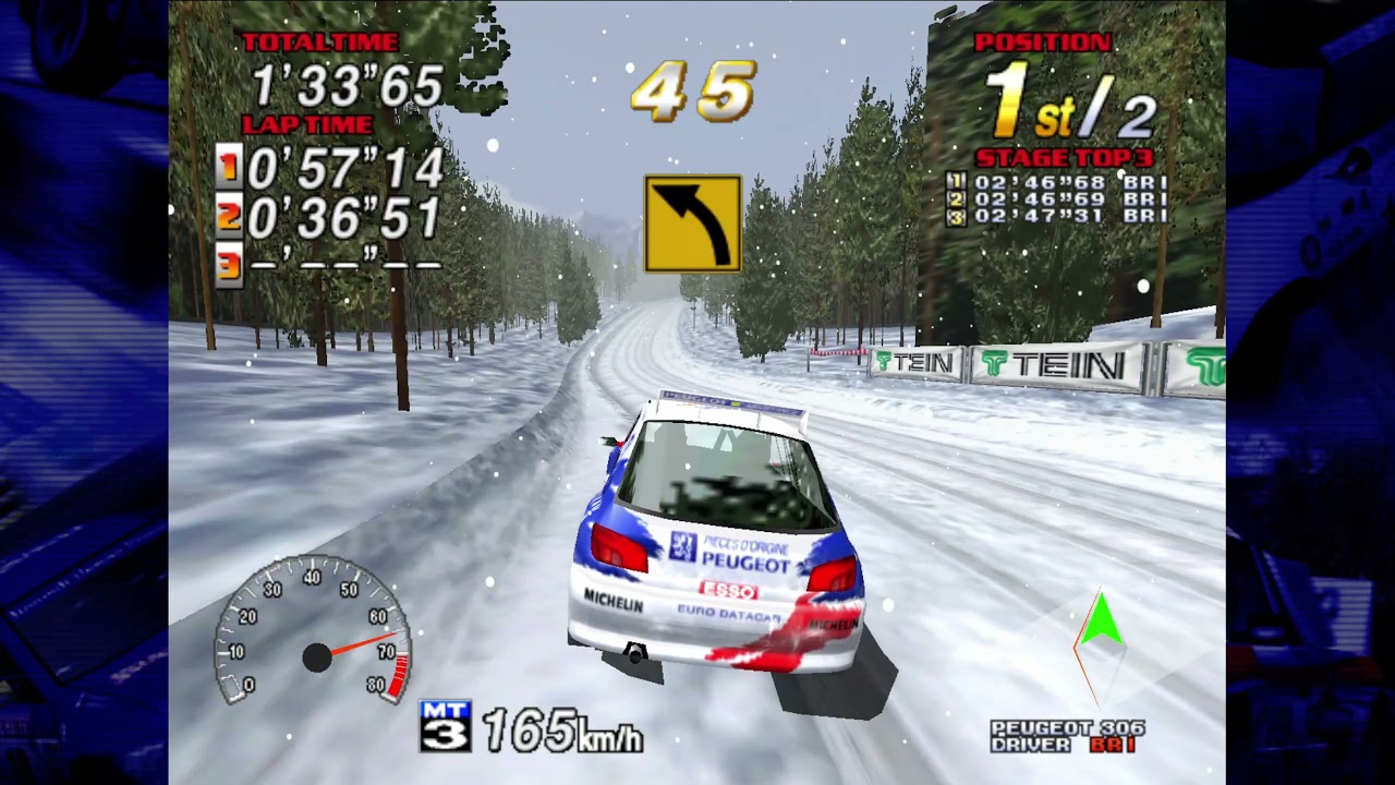 Sega Rally 2 - Arcade [Practice] - Snowy - 2'45