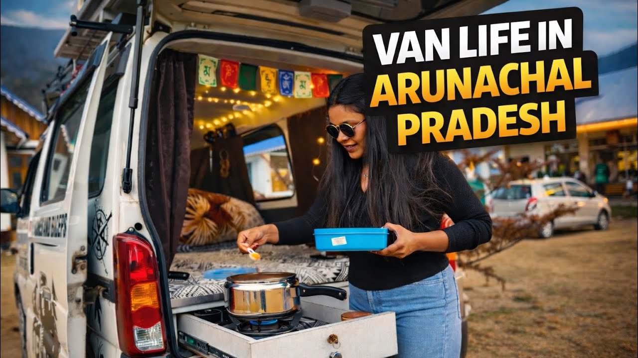 Van Life in Arunachal Pradesh 🇮🇳 | Car Camping￼ in Dirang&rsquo;s Hidden Paradise 😍 Sangti Valley 