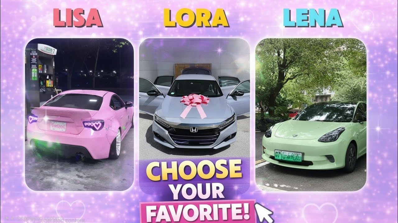 Lisa vs Laura vs Lena 💕 | Fashion Quiz ✨ | Choose Your Favorite | Pink Pick Quiz