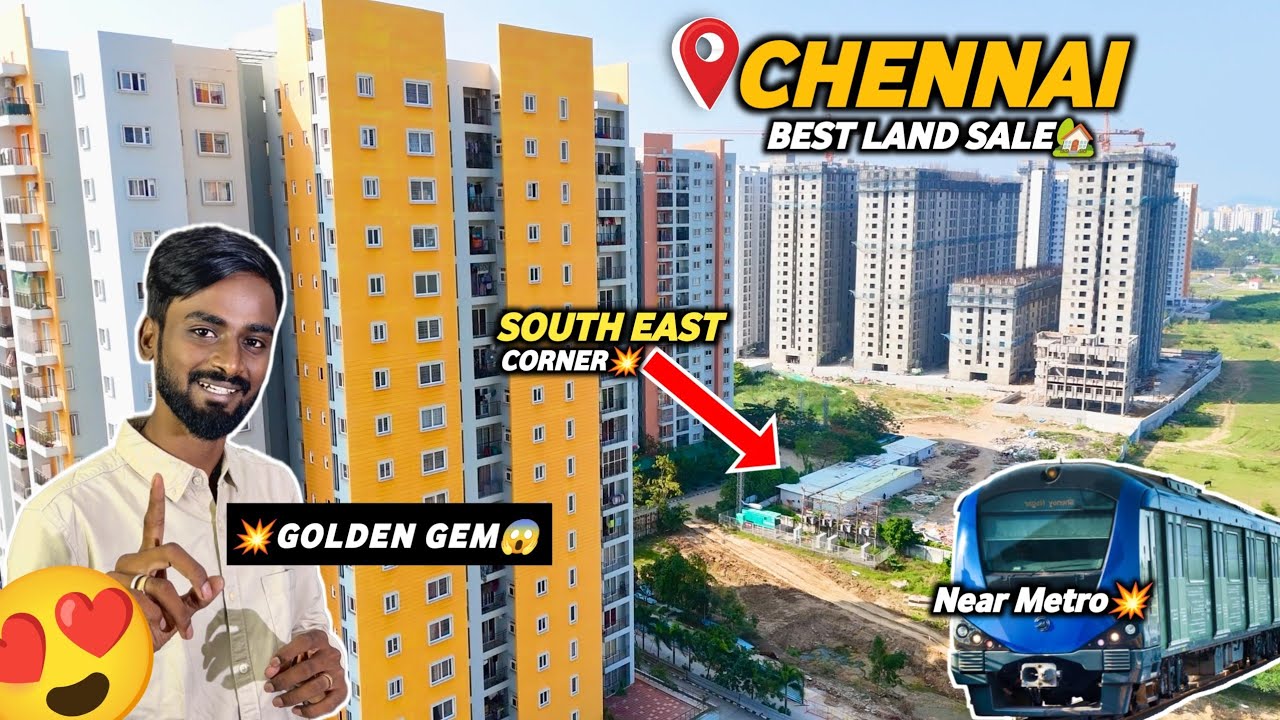 💥Golden Gem💥Best Land for Sale in Chennai OMR🏡Near Metro Train😍Fully Surrounded By Townships😱‼️