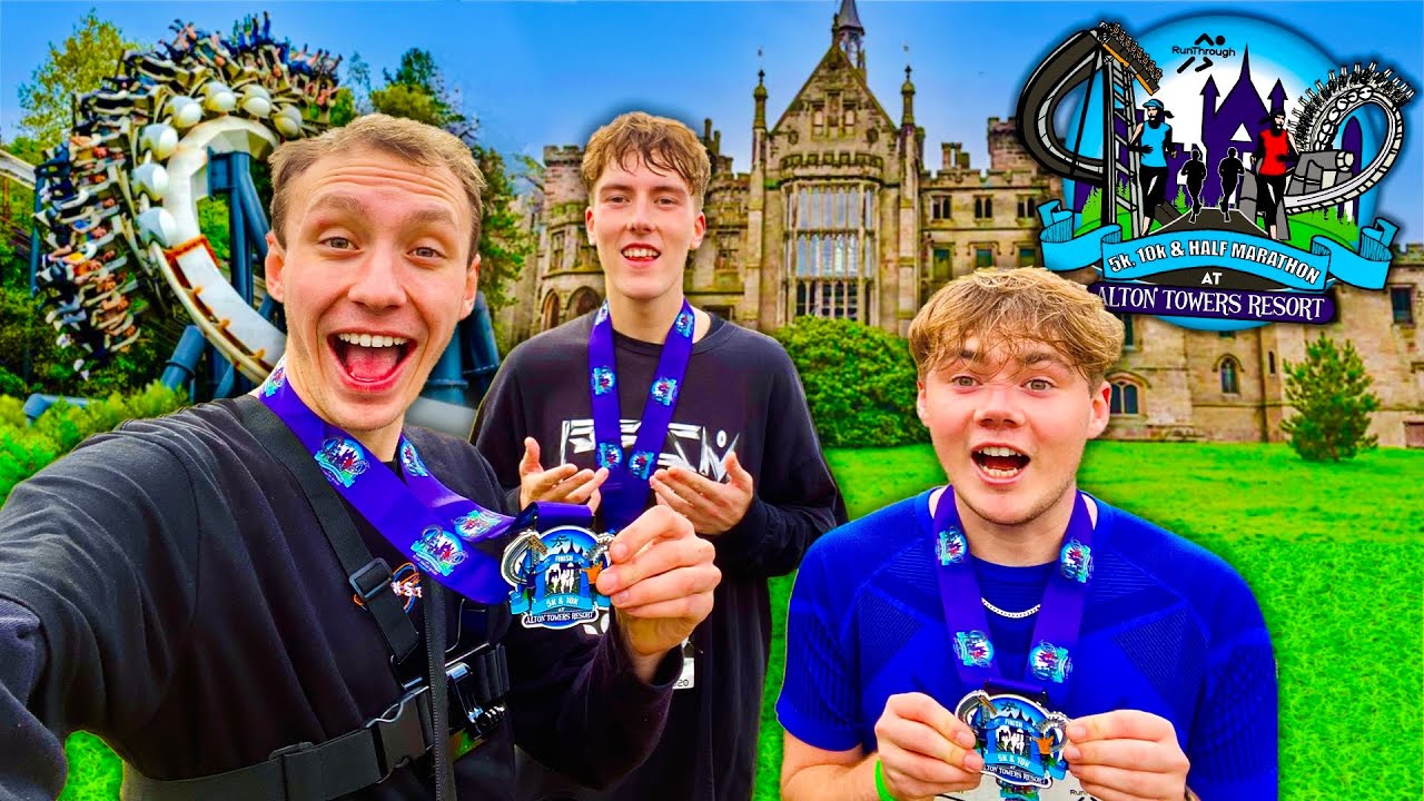 Мы пробежали марафон Alton Towers!