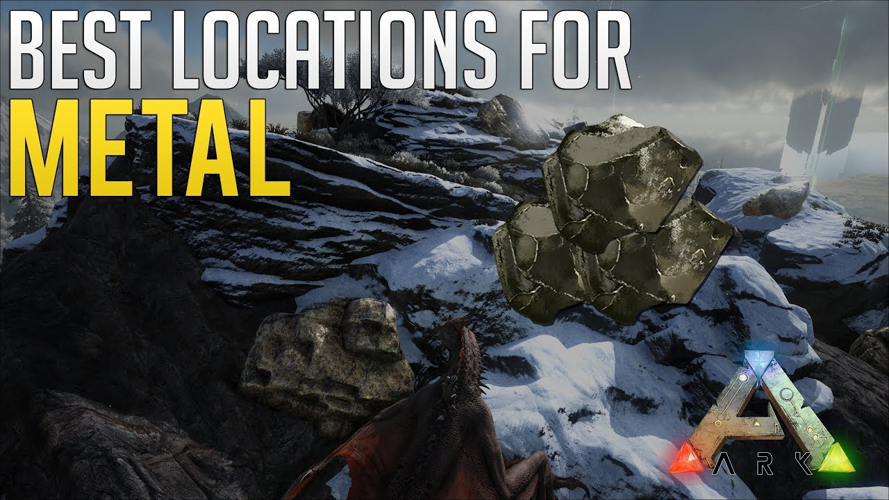 Лучшие места для добычи металла (Остров) | Руководство по выживанию в Ark Survival Evolved