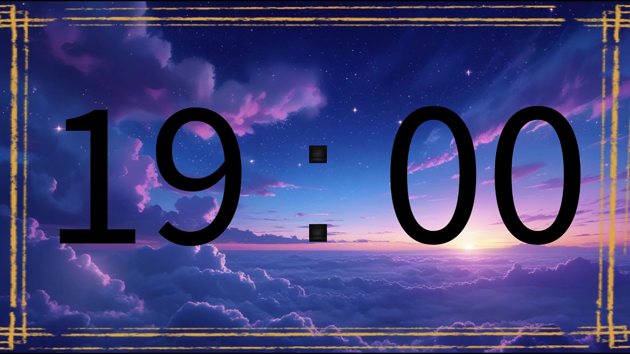 19 minutes countdown timer