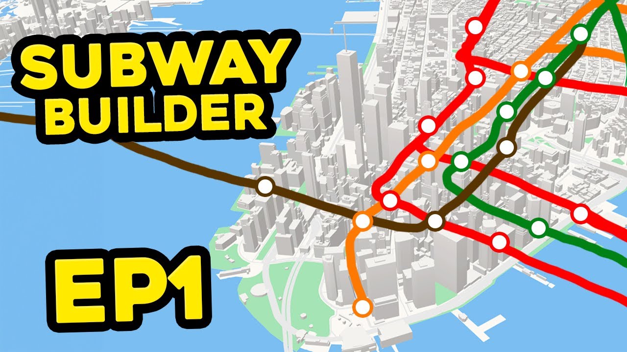 Building a NEW SUBWAY COMPANY in New York - Subway Builder #1