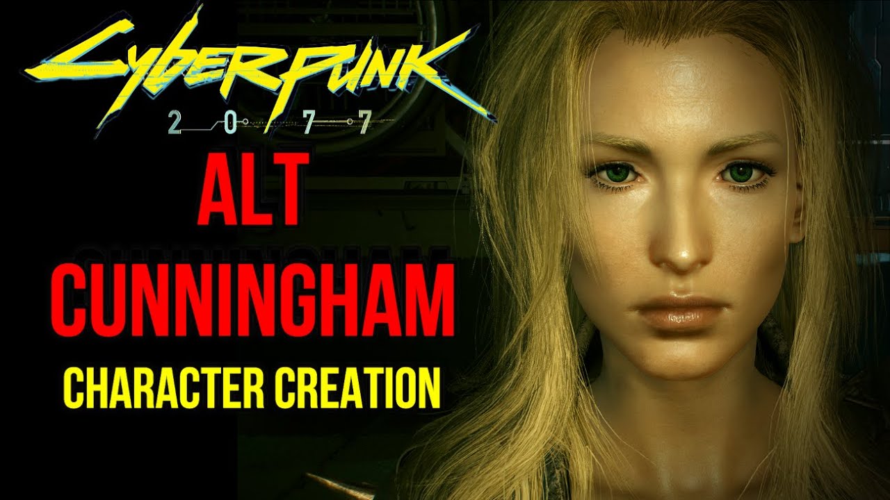 Cyberpunk 2077 Alt Cunningham  (1.5 Updated in Comments) Character Creation