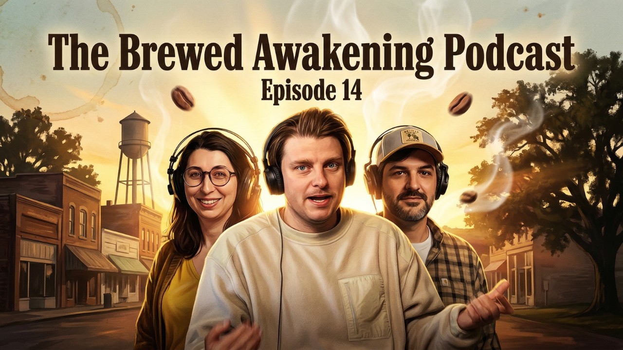 The Brewed Awakening Podcast Episode #14: We’re Back! Lucedale Updates, Coffee Fest Stories