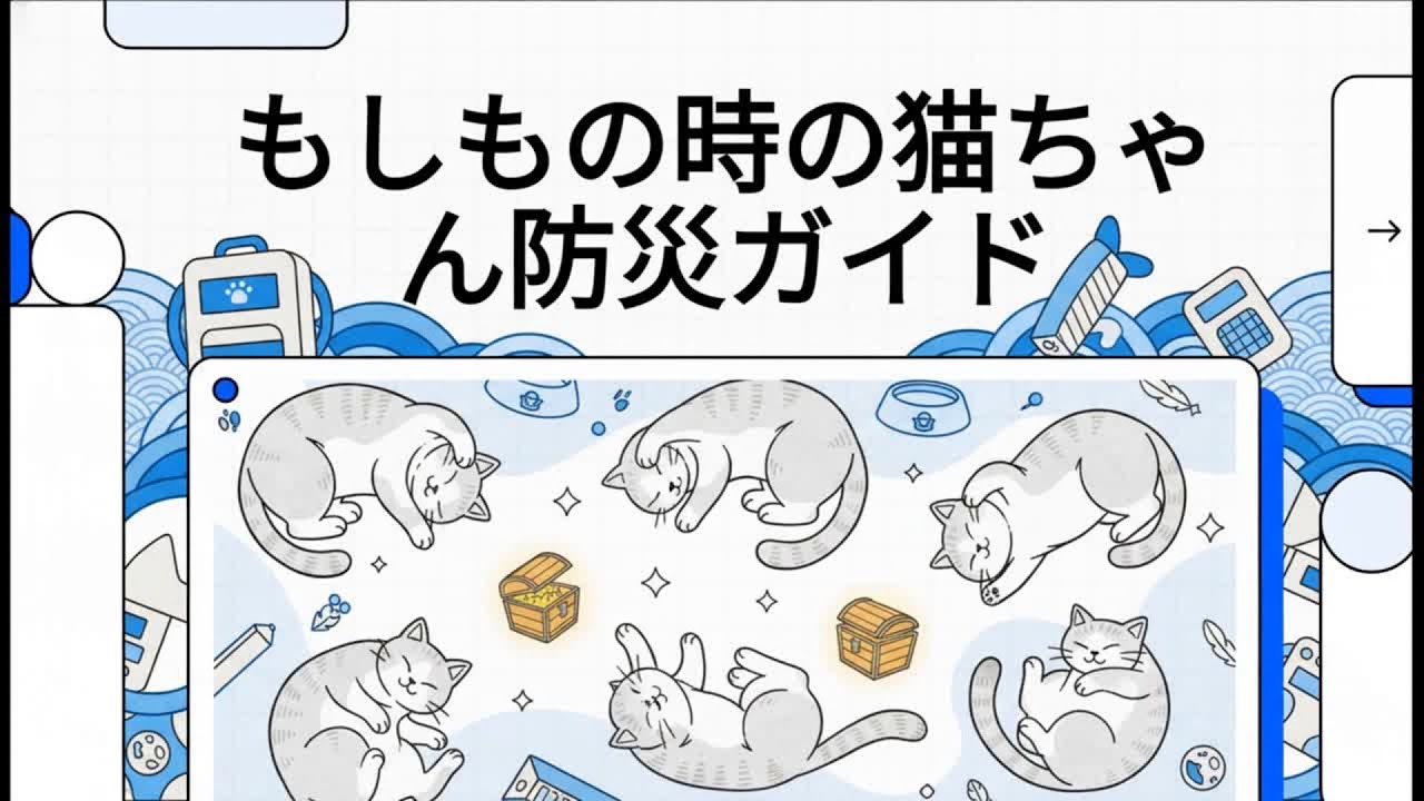 猫飼い必見｜緊急事に備えて今すぐできること