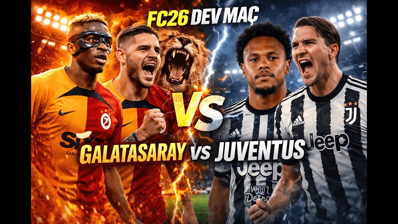⁠ ⁠Aslan mı İtalyan Devi mi? Galatasaray – Juventus FC26 Simülasyonu