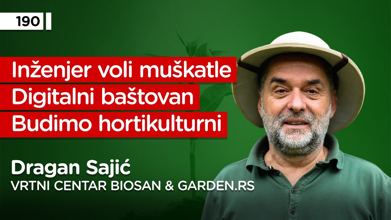 Dragan Sajić, vrtni centar Biosan & Garden.rs - Pojačalo podcast EP 190