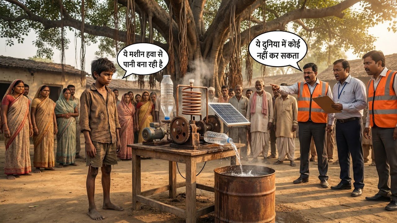 गांव के लड़के ने हवा से पानी की मशीन बना दी..... जिसको देखकर देश के इंजीनियर के होश उड़ गए