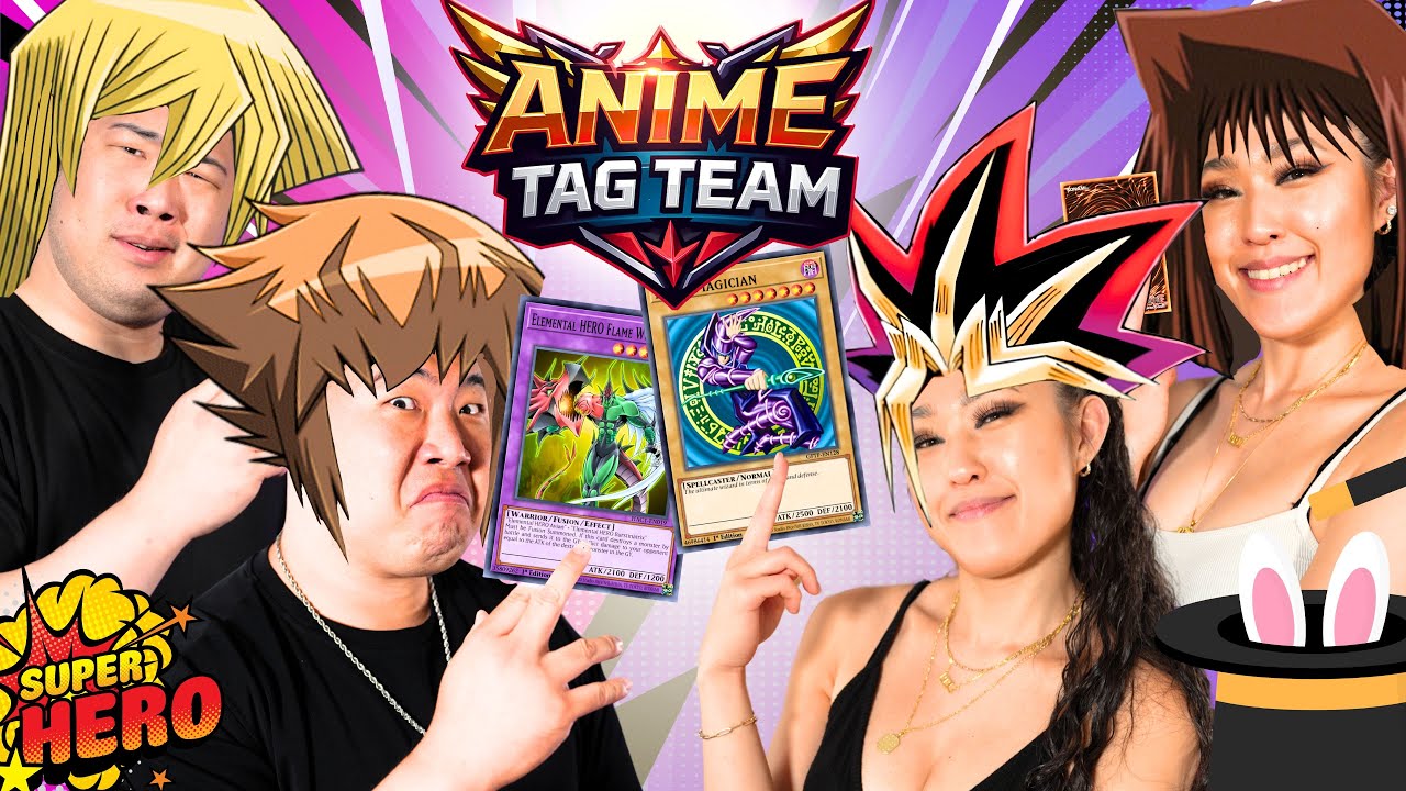 My wife said YUGI and TEA can BEAT JADEN and ALEXIS...we bet our marriage
