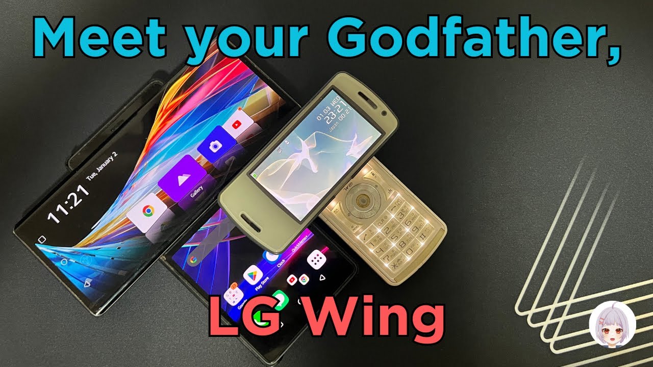 This phone is the LG Wing's Godfather! NEC N 01A from 2008, Japan