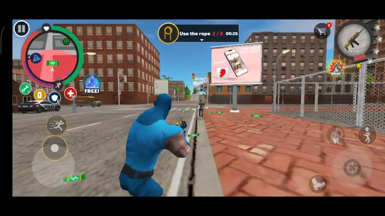 Rope hero vice Town oynadım