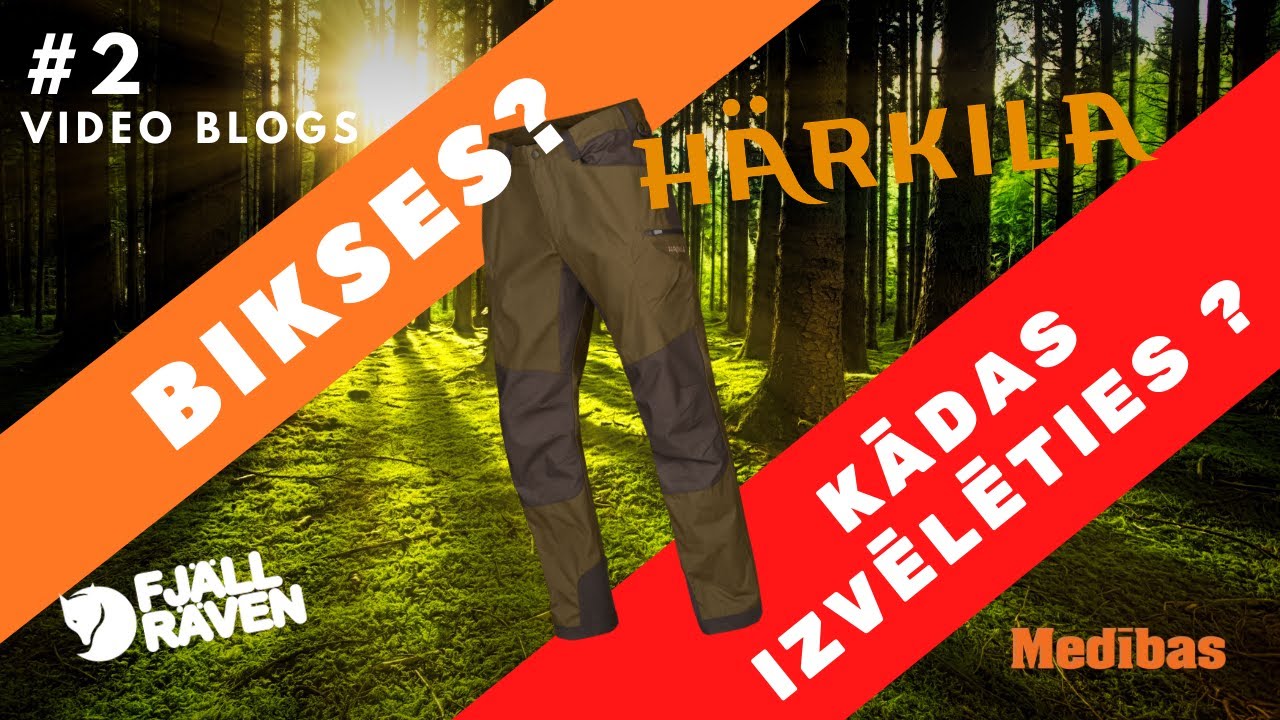 Video blogs #2 epizode. Bikses medībām - Härkila pret Fjällräven