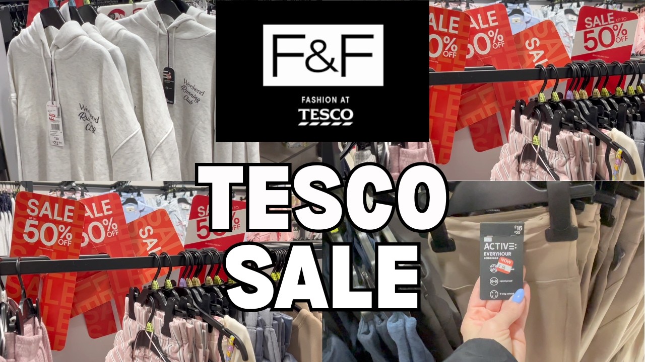 Распродажа Tesco F&F ✨Распродажа✨ Женская одежда: скидка 50% на нарядную, повседневную, пижамную ...