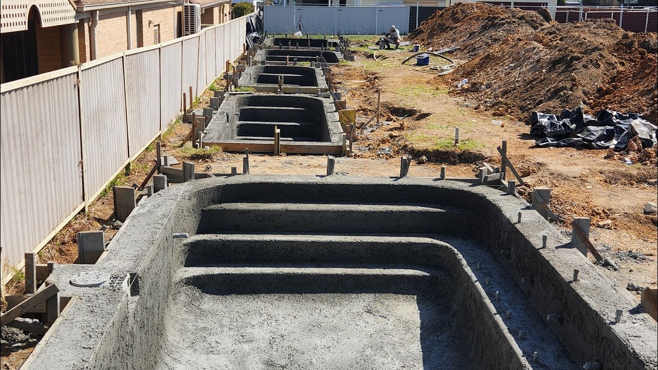 Five pool construction. 