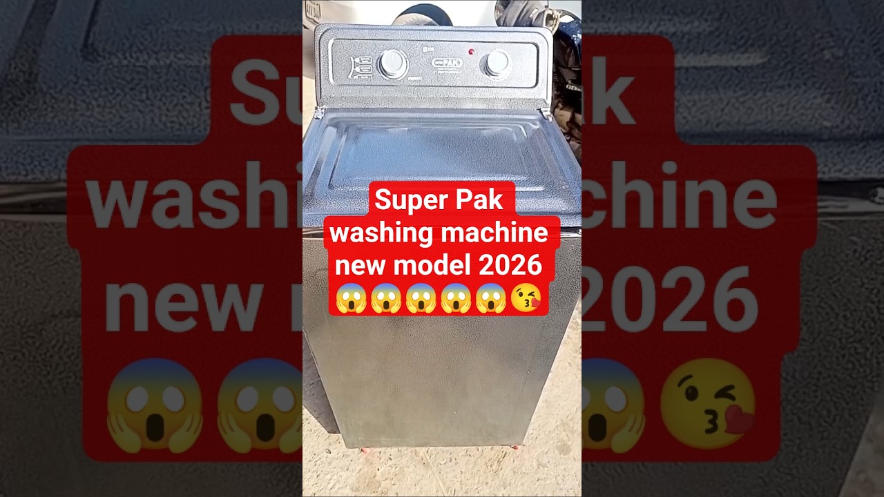 Super Pak washing machine new model 2026 10kg 