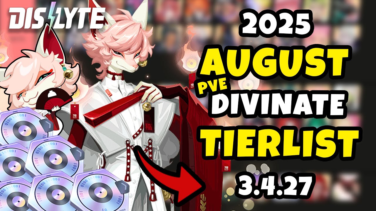 UPDATED 𝐃𝐈𝐕𝐈𝐍𝐀𝐓𝐄 PRIORITY PVE TIERLIST 3.4.27 TIERLIST - DIVINATE TIERLIST | DISLYTE