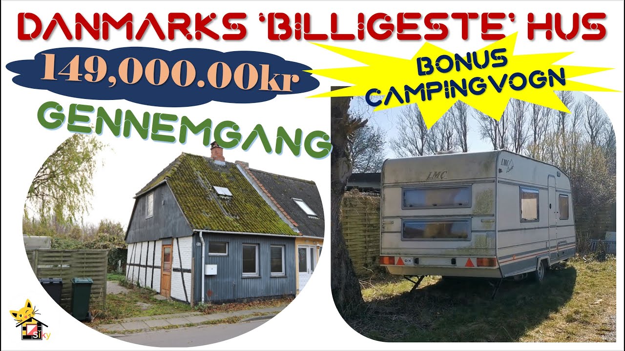 Danmarks Billigste hus? 149.000,00kr? Rundvisning og vores tanker!